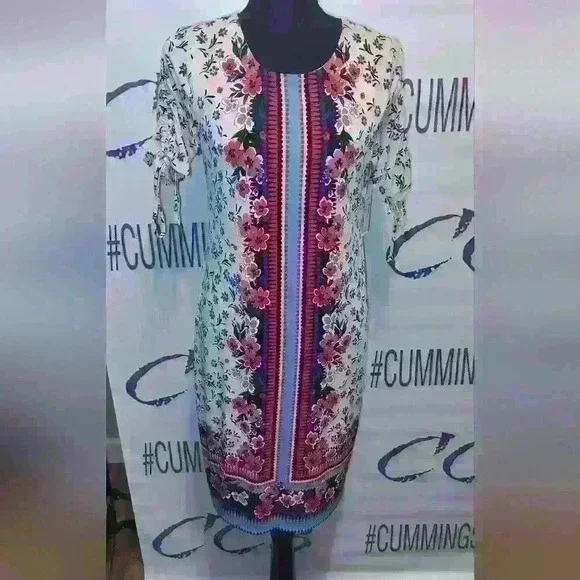 Blue and pink dress barn women's dresses slip on new with tags - Picture 7 of 7